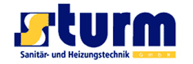 Sturm Sanitär- und Logo