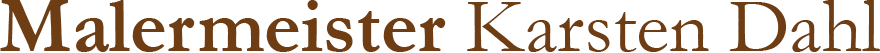 Karsten Dahl Malermeister Logo